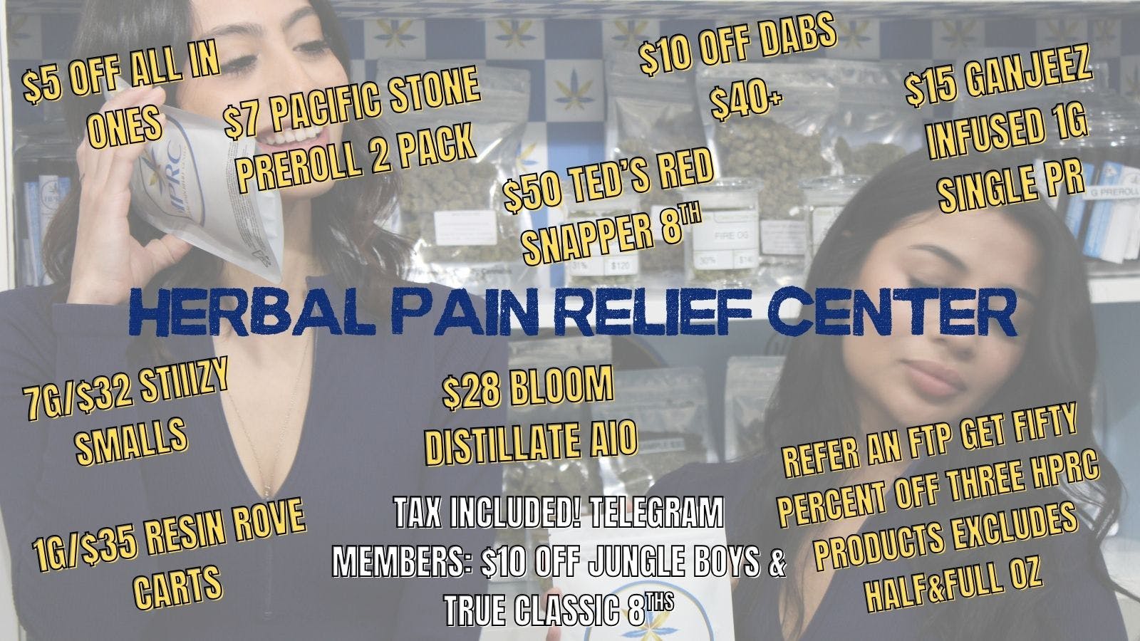 Herbal Pain Relief Center REFER AN FTP GET 50% OFF!