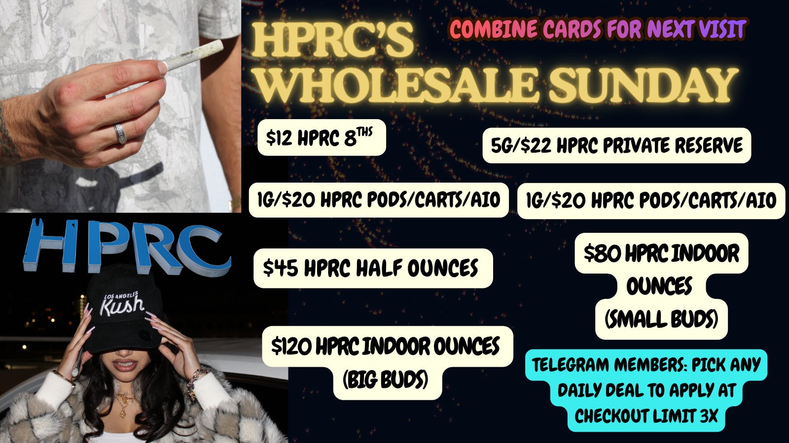Herbal Pain Relief Center HPRC'S WHOLESALE SUNDAY