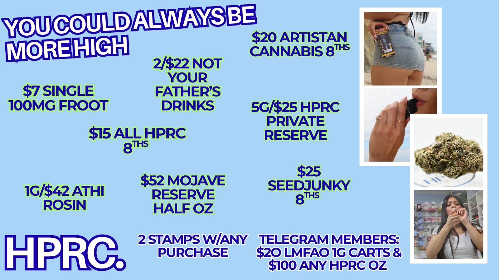 Herbal Pain Relief Center HPRC'S 2 STAMP TUESDAY