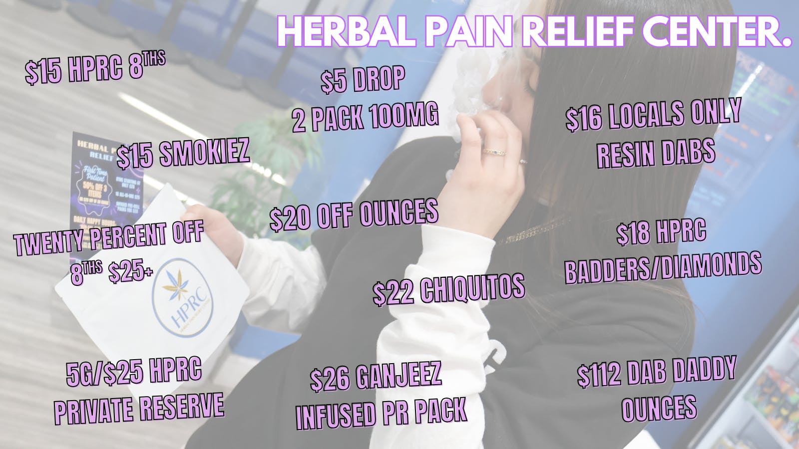 Herbal Pain Relief Center $7 100MG ST.IDES & $16 BLACK MAMBA 2 PACK