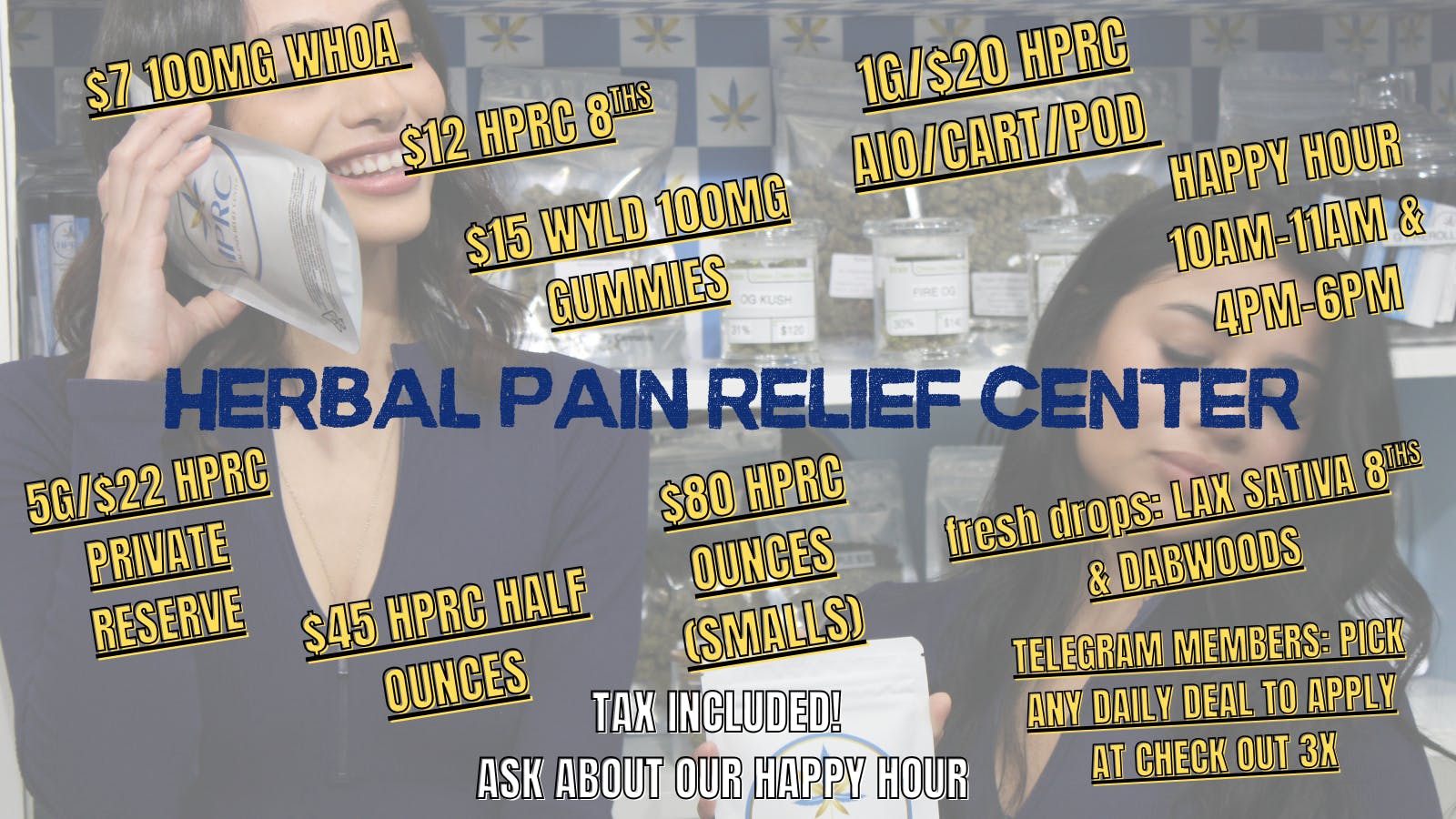 Herbal Pain Relief Center HPRC'S WHOLESALE SUNDAY