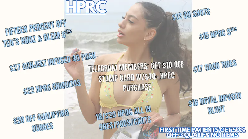 Herbal Pain Relief Center FIFTEEN PERCENT OFF TED’S BUDZ & BLEM 8THS
