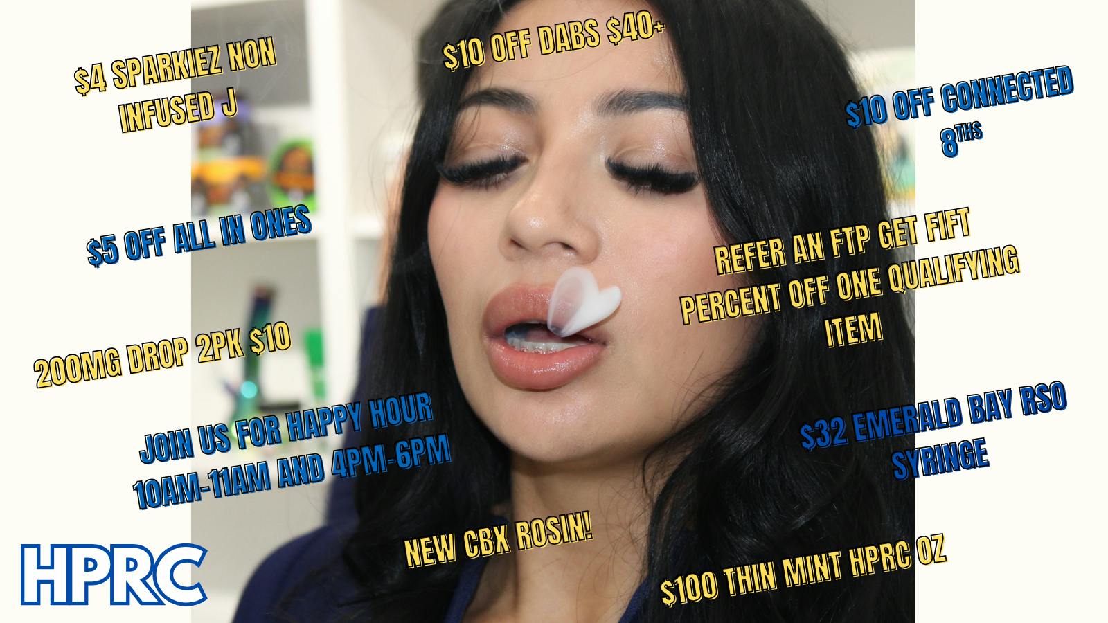 Herbal Pain Relief Center $4 SPARKIEZ NON INFUSED J + $100 THIN MINT HPRC OZ