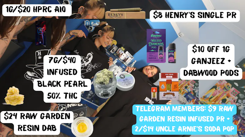 Herbal Pain Relief Center $10 OFF 1G GANJEEZ + DABWOOD PODS, 1G/$20 HPRC AIO
