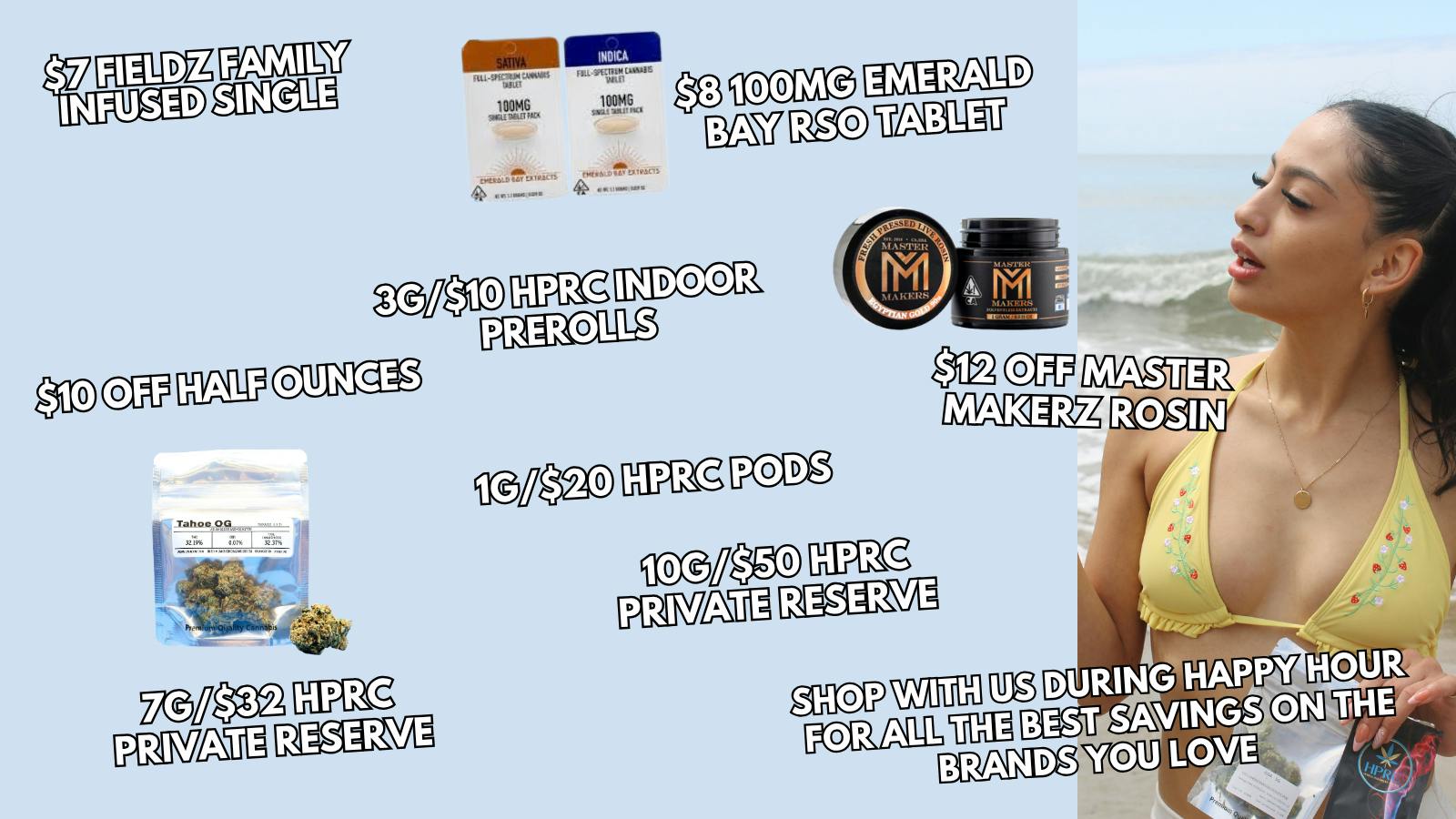 Herbal Pain Relief Center 1G/$20 HPRC PODS + 10G/$50 HPRC PRIVATE RESERVE