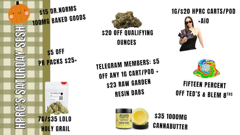 Herbal Pain Relief Center 1G/$20 HPRC AIO + 5G/$25 HPRC PRIVATE RESERVE