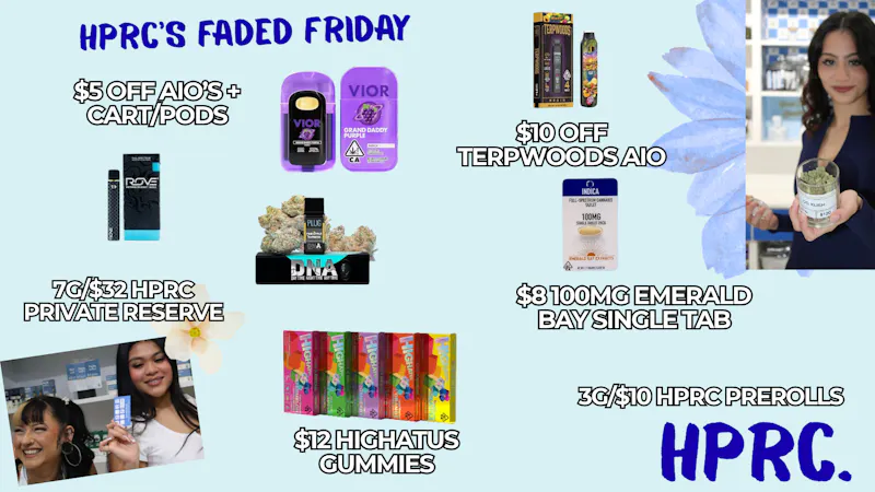 Herbal Pain Relief Center $5 OFF AIO’S + CART/PODS, 7G/$32 HPRC P. RESERVE