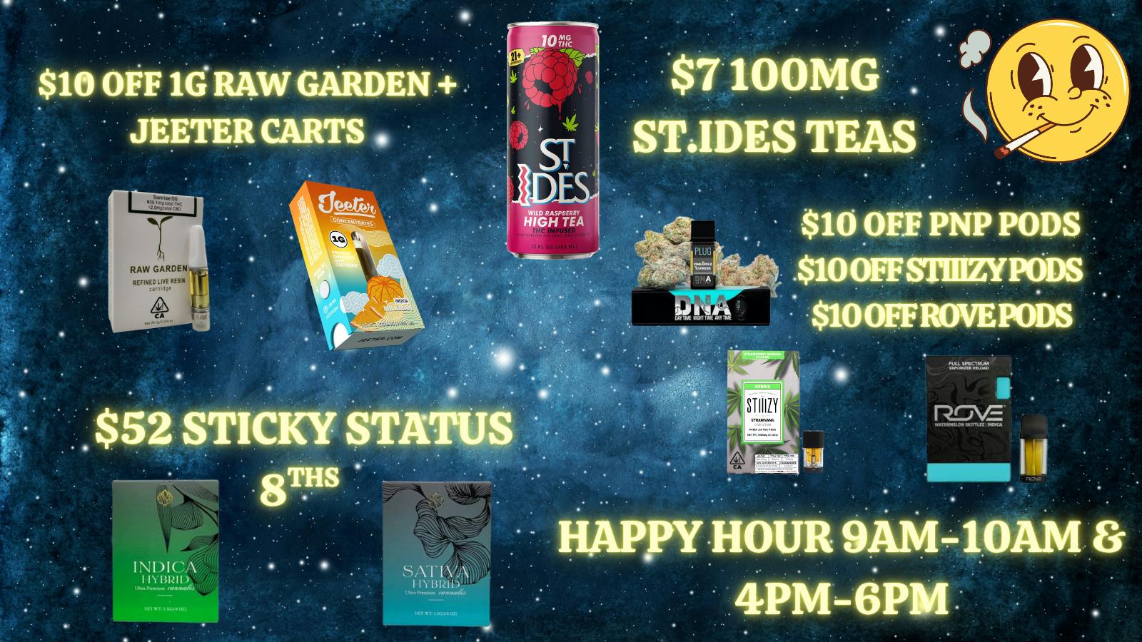 Herbal Pain Relief Center $10 OFF PNP PODS,$10 OFF 1G RAW GARDEN+JEETERcarts