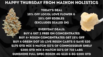 Maikoh Holistics - Boulder 10% Off Locol Love Flower