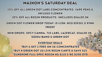 Maikoh Holistics - Boulder 20% Off ALL Rosin products!