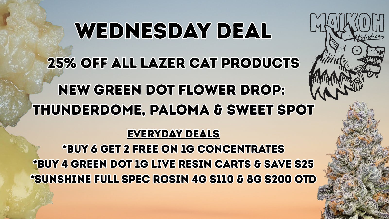 Maikoh Holistics - Boulder 25% Off ALL LazerCat!