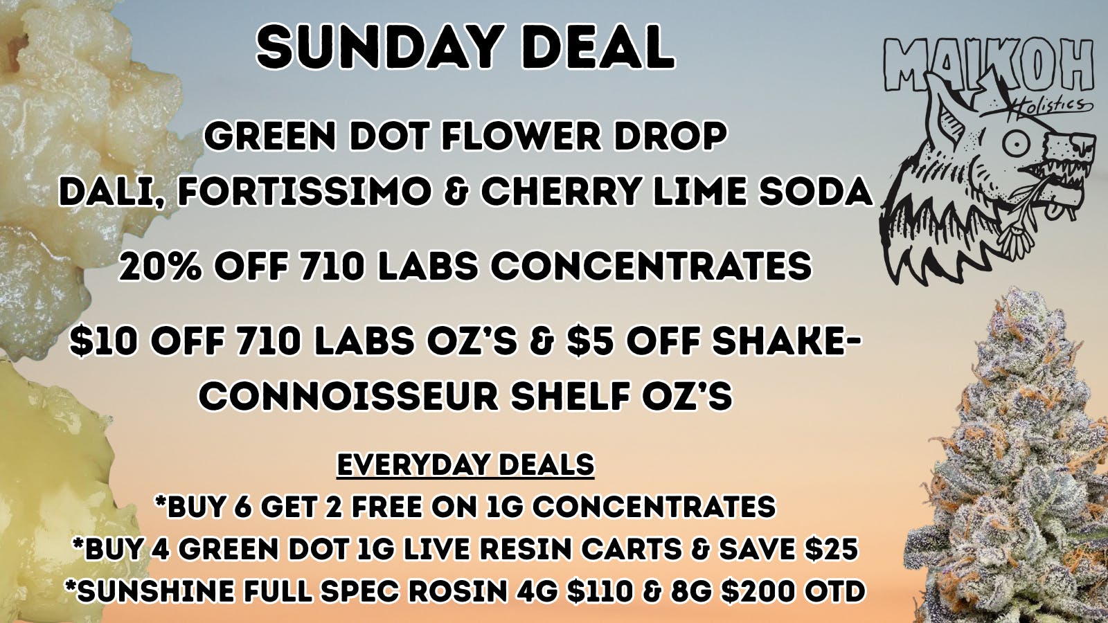 Maikoh Holistics - Denver 20% Off 710 Labs Concentrates