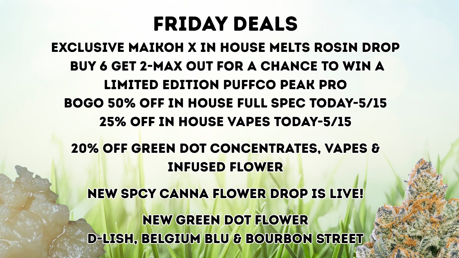 Maikoh Holistics - Denver 20% Off Green Dot Concentrates & Vapes