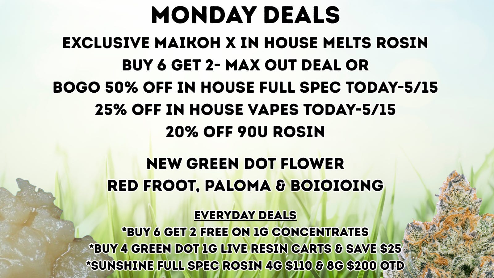 Maikoh Holistics - Denver 20% Off In House Melts Rosin