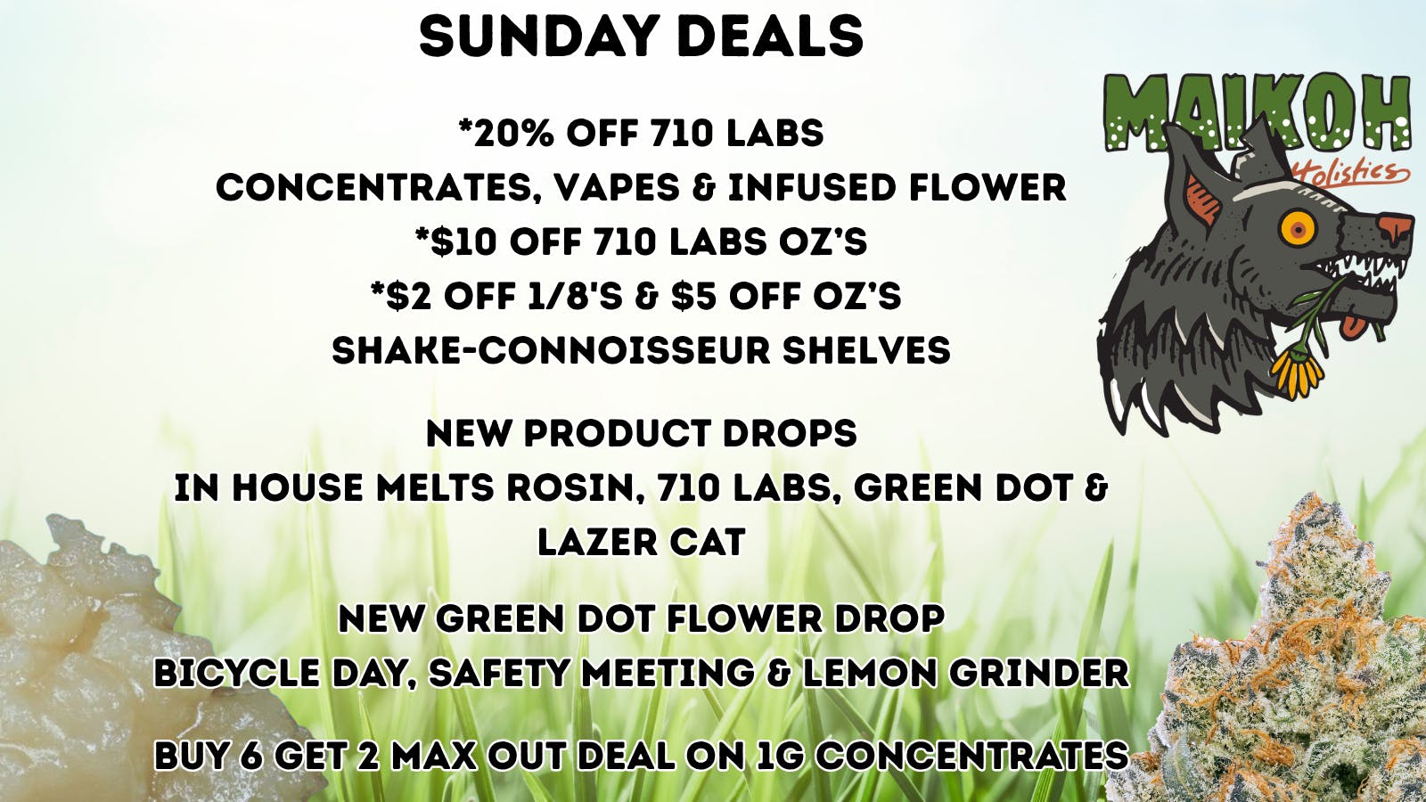 Maikoh Holistics - Denver 20% Off 710 Labs Rosin & Vapes