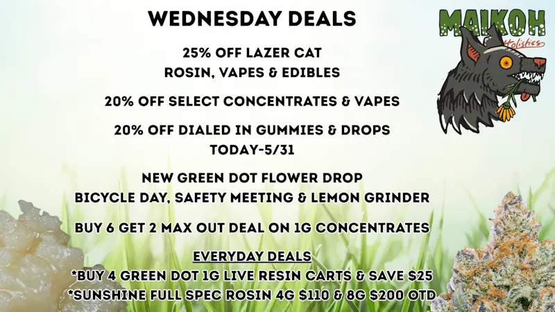 Maikoh Holistics - Boulder 25% Off ALL LazerCat & 20% Off Dialed In Gummies