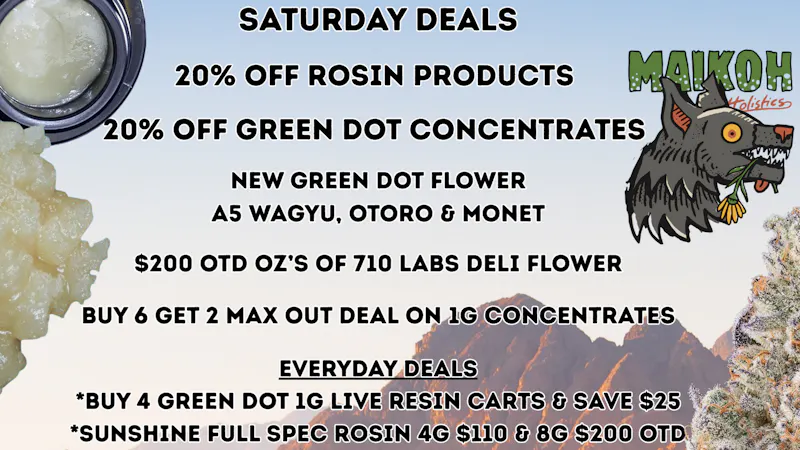 Maikoh Holistics - Denver 20% Off ALL Rosin Products