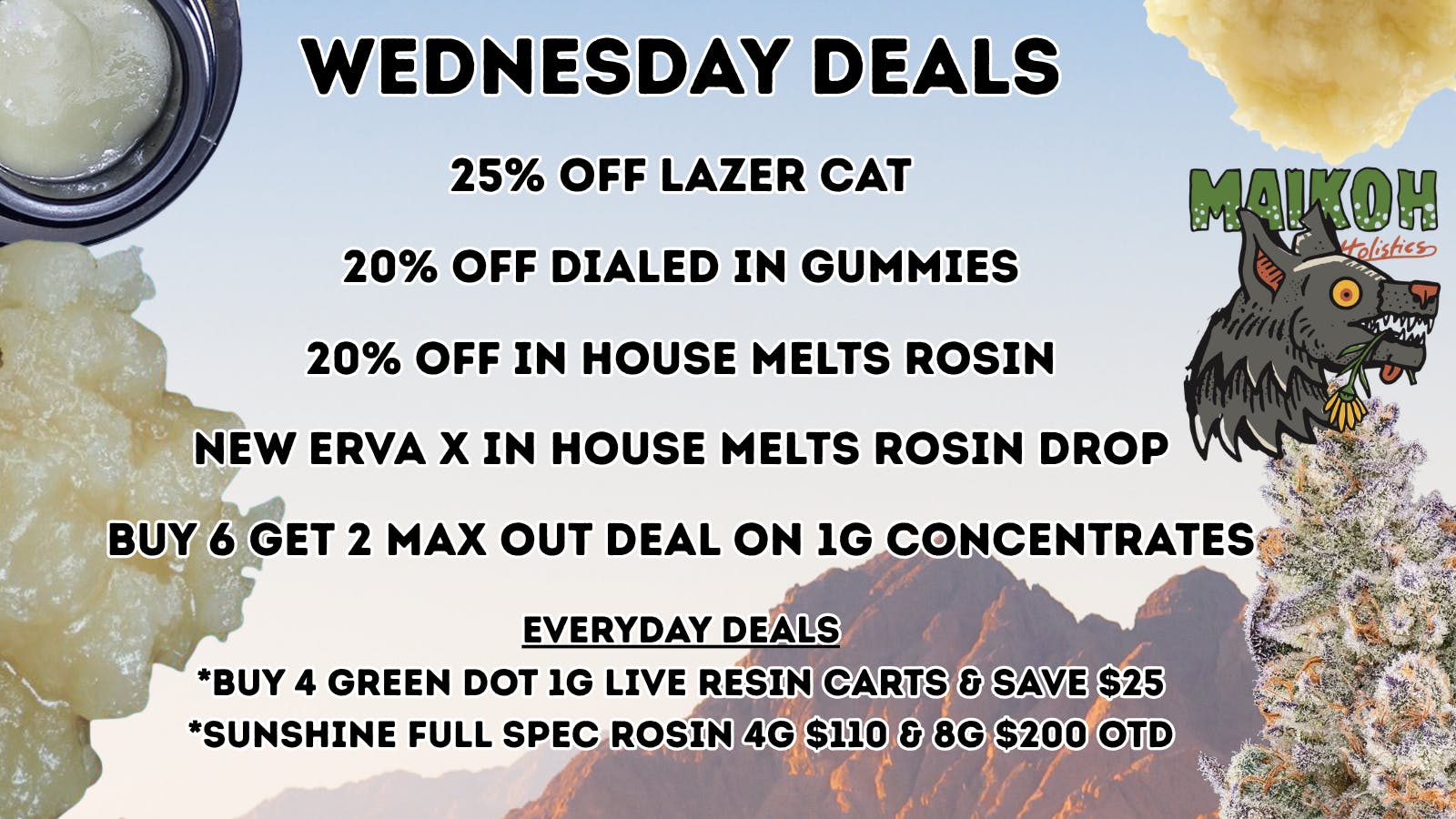 Maikoh Holistics - Denver 25% Off LazerCat & 20% Off Dialed In / In House