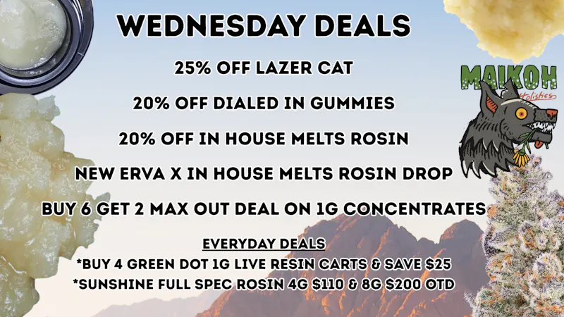 Maikoh Holistics - Denver 25% Off LazerCat & 20% Off Dialed In / In House