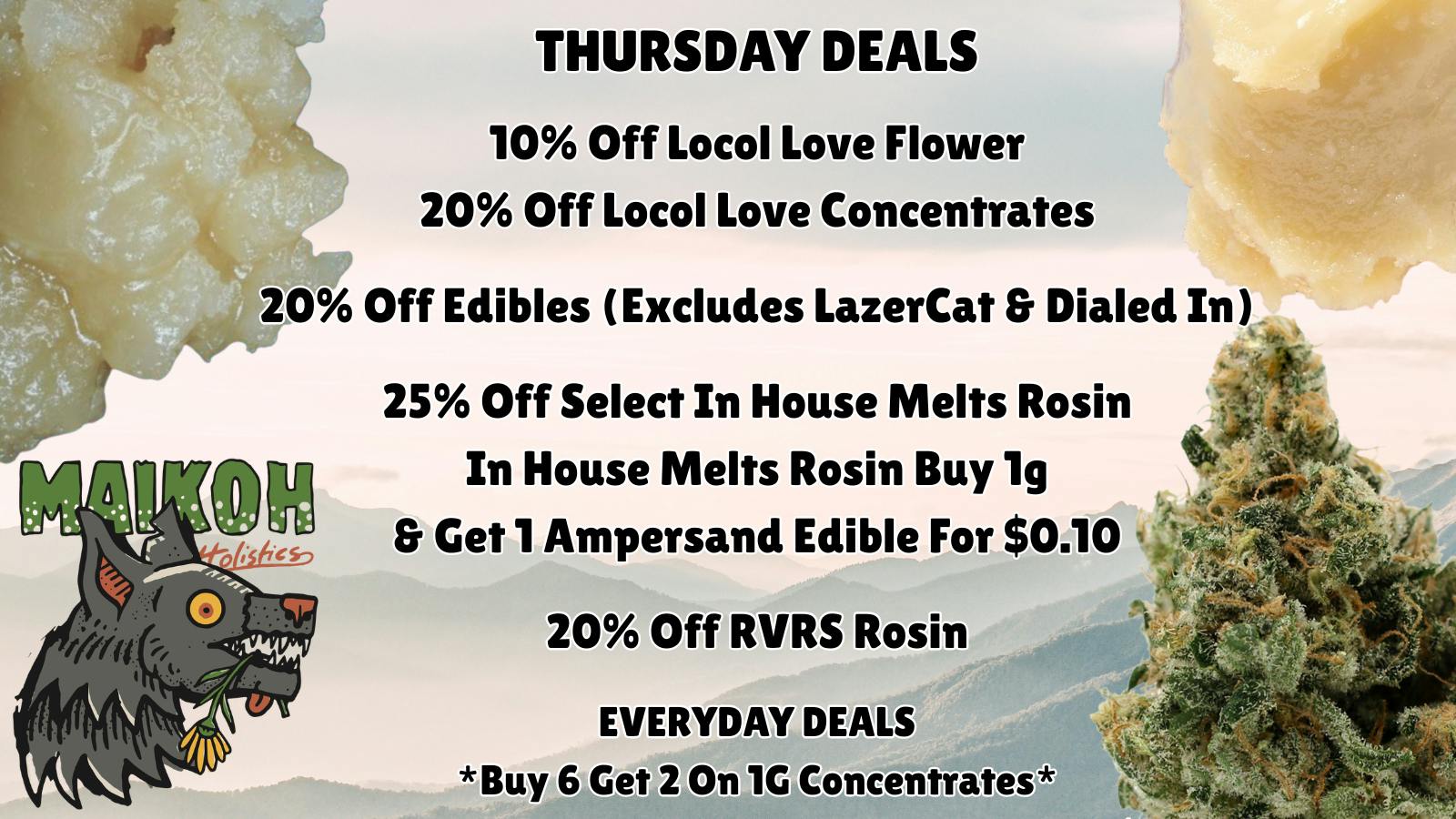 Maikoh Holistics - Boulder 10% Off Locol Love Flower