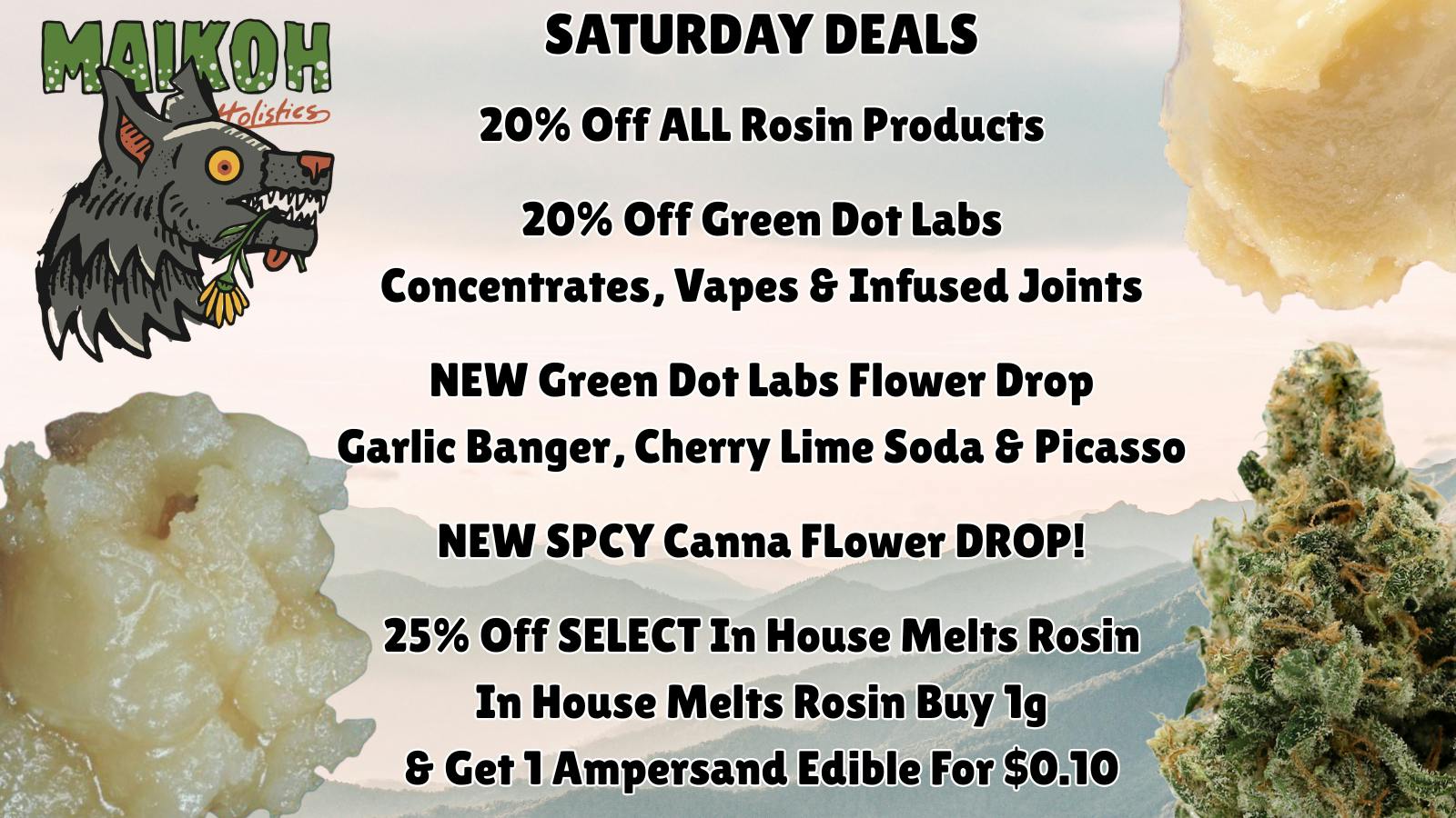 Maikoh Holistics - Boulder 20% Off ALL Rosin Products