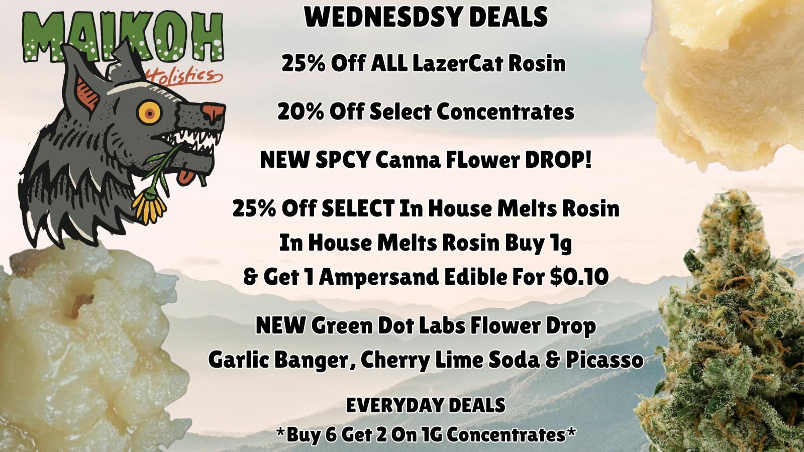 Maikoh Holistics - Denver 25% Off ALL LazerCat Rosin!