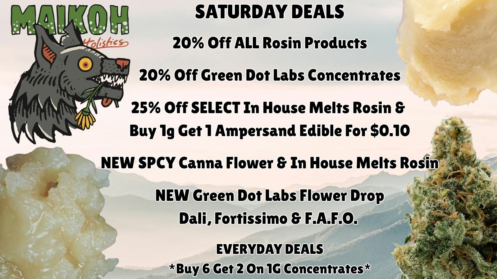Maikoh Holistics - Boulder 20% Off ALL Rosin Products