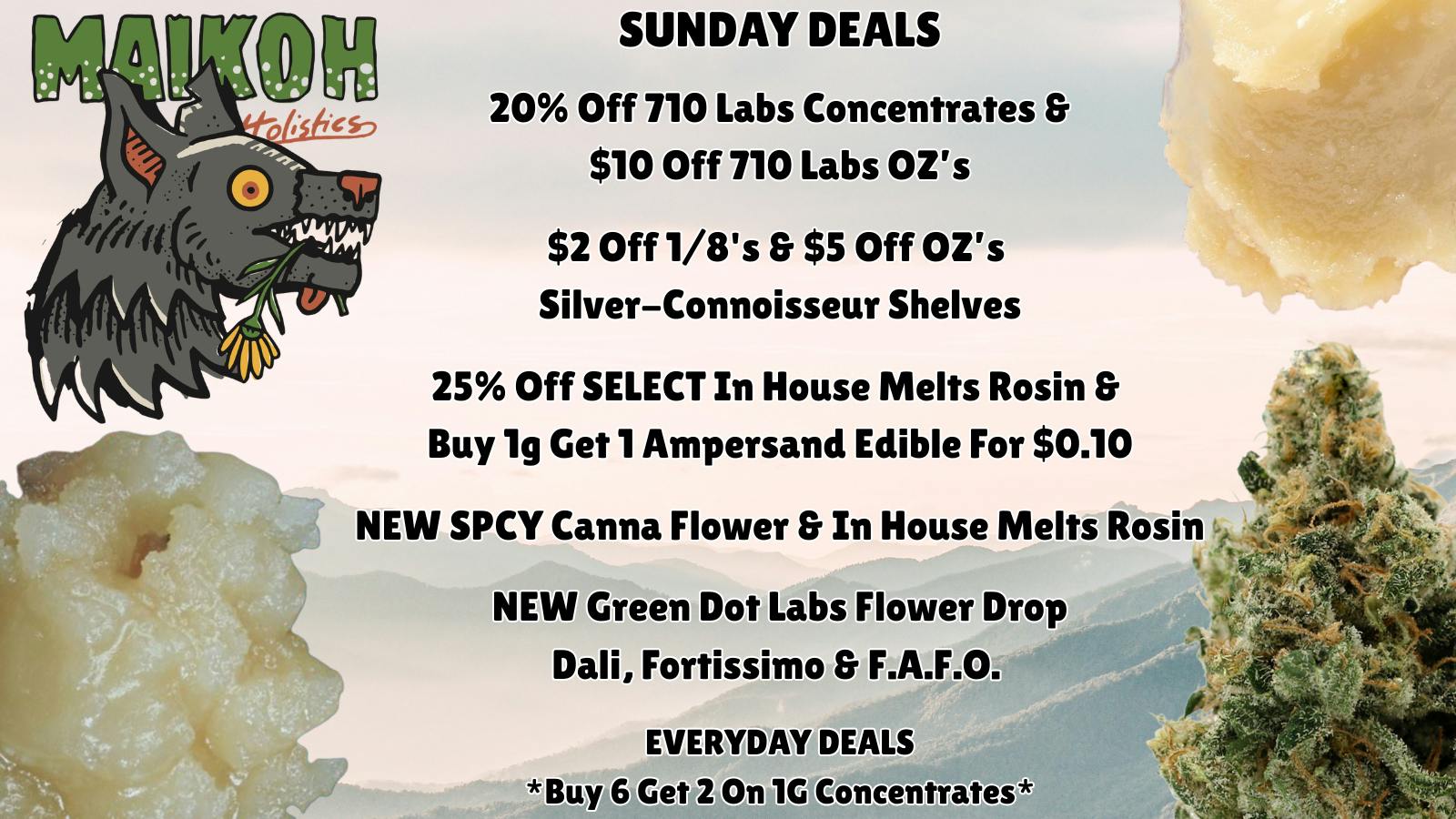 Maikoh Holistics - Denver 20% Off 710 Labs Rosin