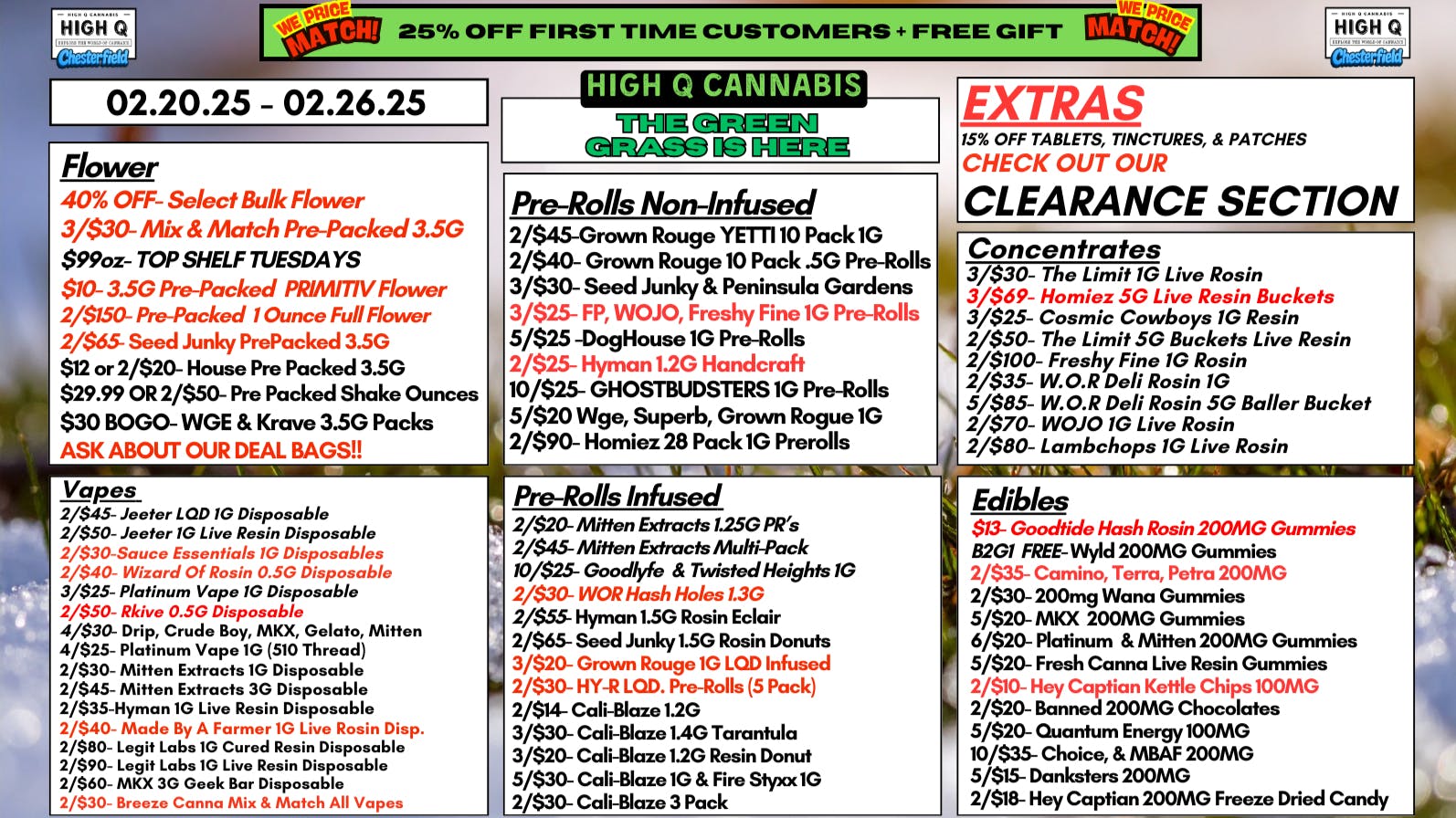 High Q Cannabis Grass Is Back Deals At High Q Cannabis