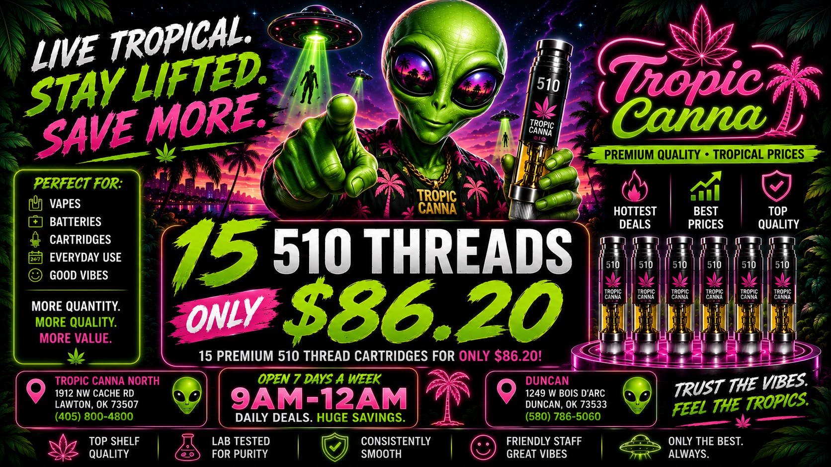 Tropic Canna - Lawton 15 510 Threads for 86.20
