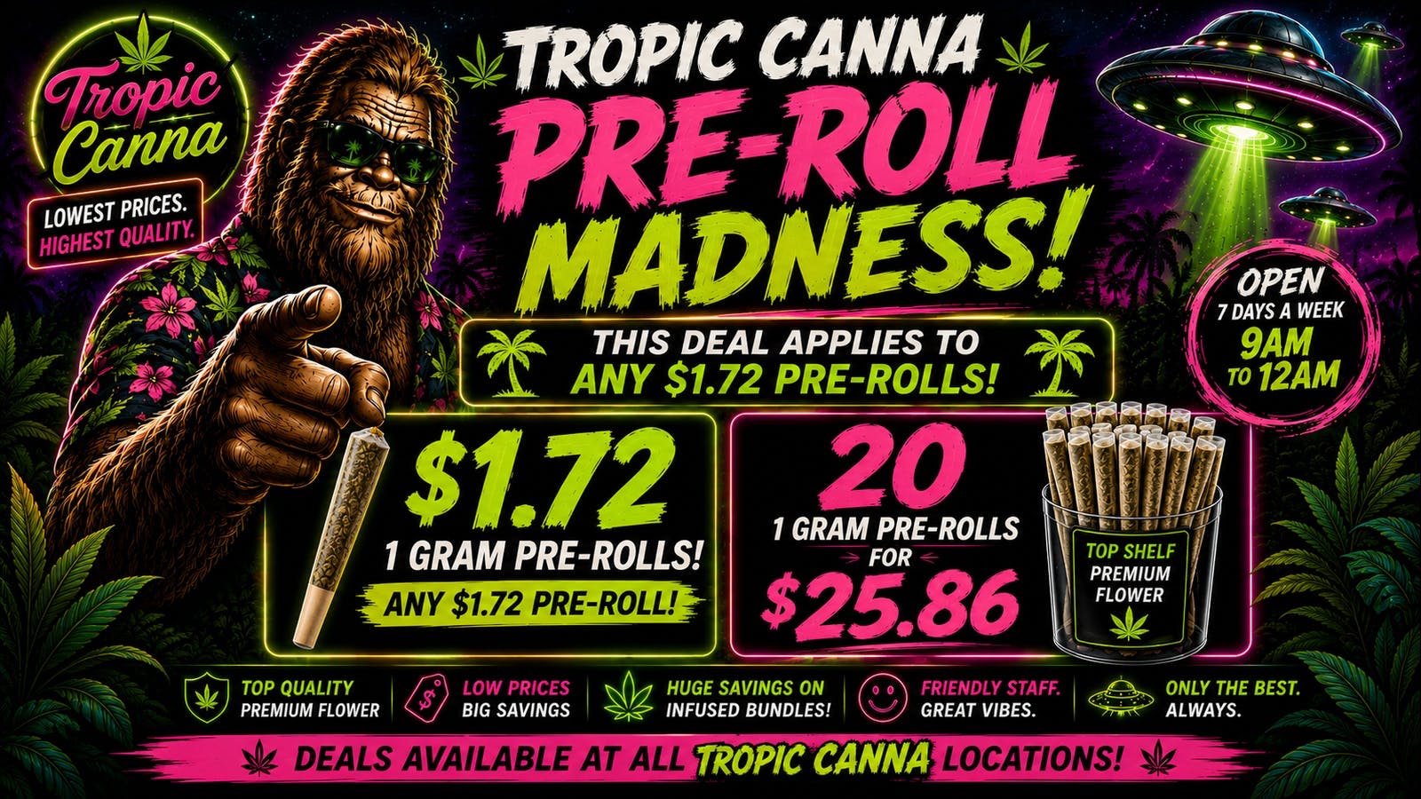 Tropic Canna - Duncan 🔥🌴Pre Roll Madness🔥🌴