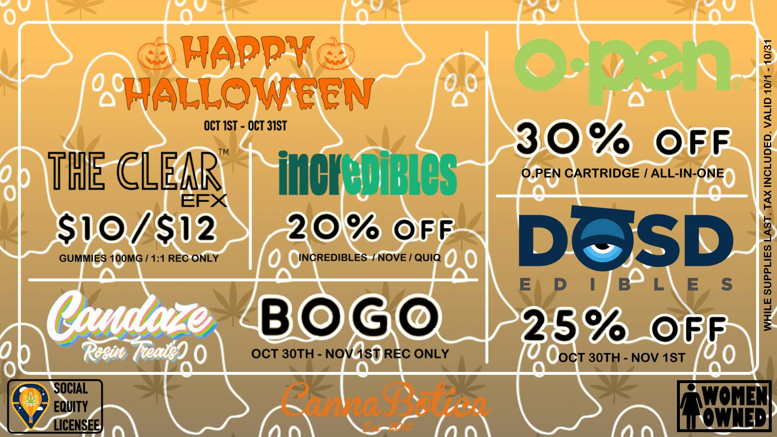 Cannabotica Happy Halloween from CannaBotica!