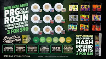 The Cannabis Refinery - Edmond 24/7 Drive Thru 🔥9 Flavors of PRG Rosin 3/$90 + Rosin Disposabl🍯