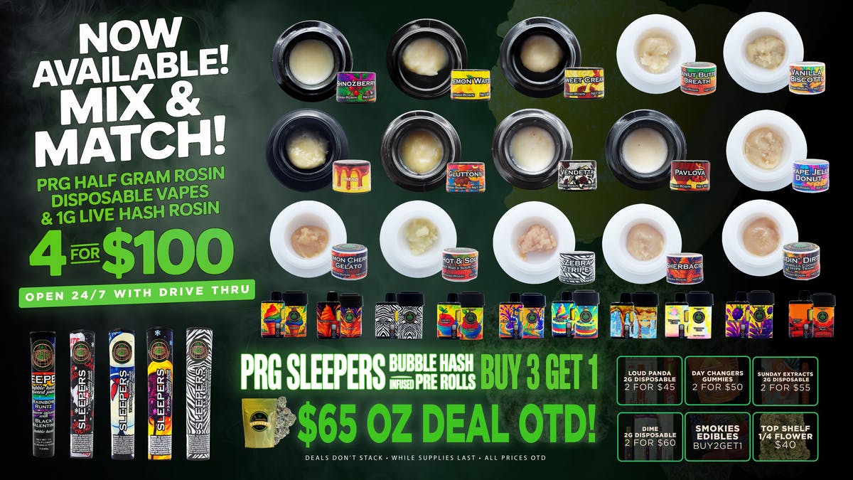 The Cannabis Refinery - Edmond 24/7 Drive Thru 🔥4/$100 ALL PRG Rosin/BLACK FRIDAY DEALS!