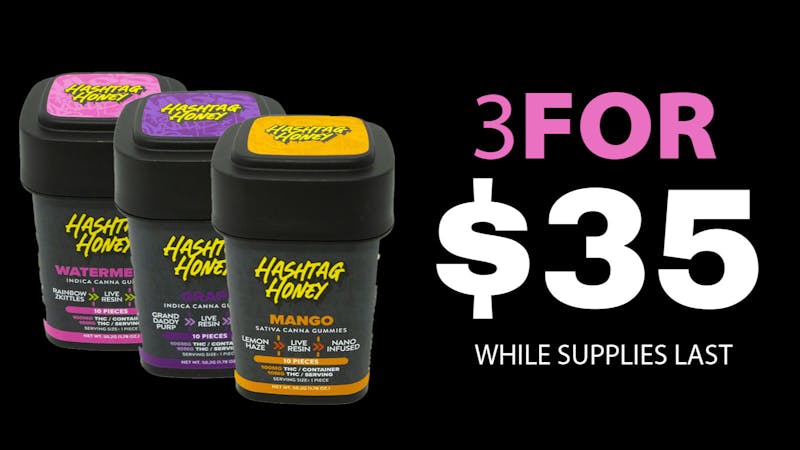 Buffalo Dreams 3 For $35 - Hashtag Honey Gummies
