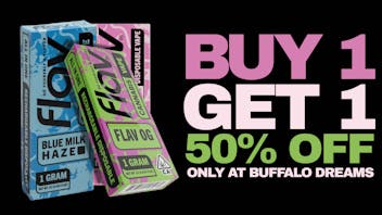 Buffalo Dreams Flav Disposables – Buy One, Get One 50% Off
