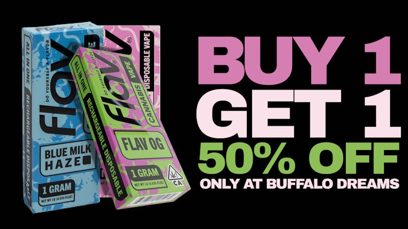 Buffalo Dreams Flav Disposables – Buy One, Get One 50% Off
