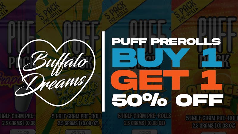 Buffalo Dreams Double the Puff, Half the Price