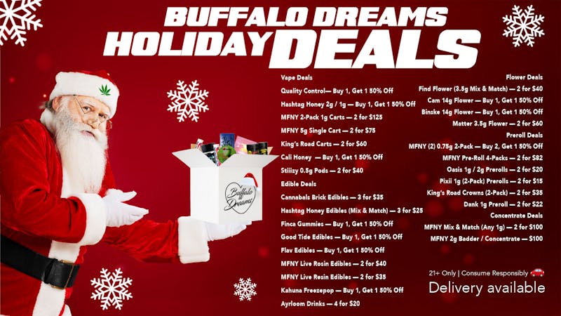 Buffalo Dreams Holiday Deals @ Buffalo Dreams
