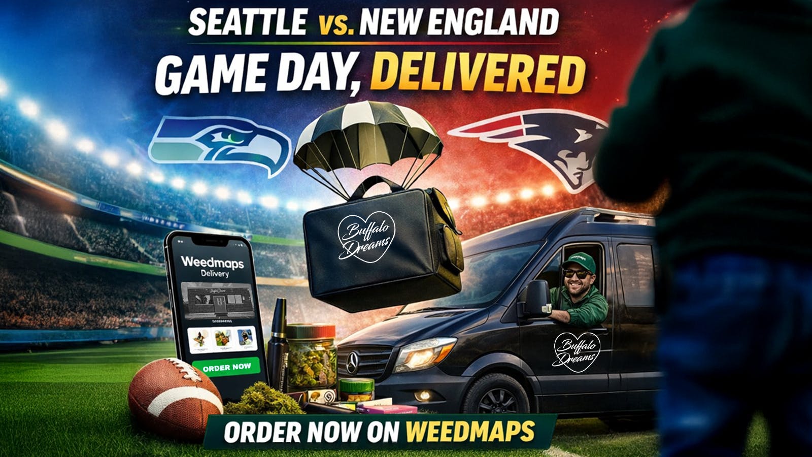 Buffalo Dreams Delivery Game Day, Delivered 🏈💨