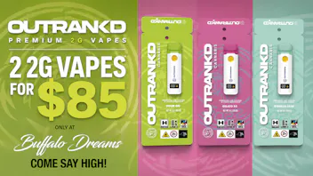 Buffalo Dreams Outrankd - (2) 2g vapes for $85