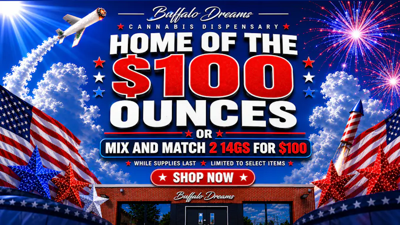Buffalo Dreams $100 Ounces @ Buffalo Dreams