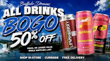 Buffalo Dreams All Drinks - BOGO 50% OFF