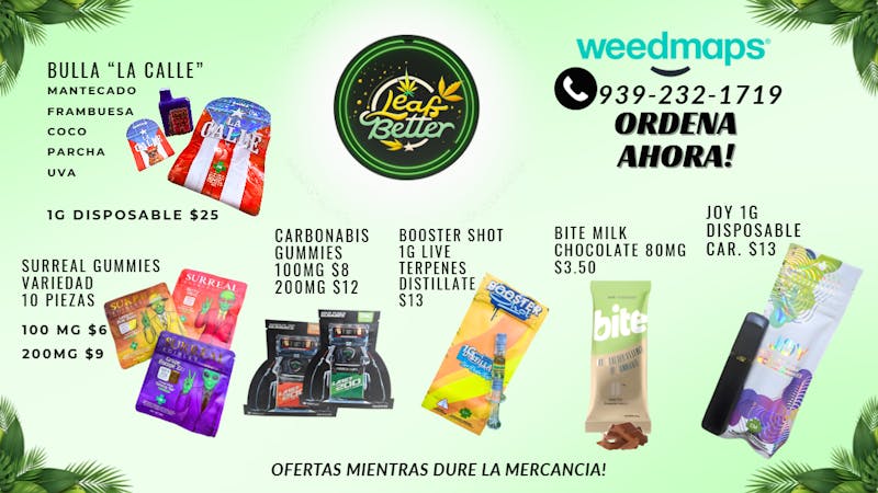 Leaf Better Manufactura en oferta!!!!