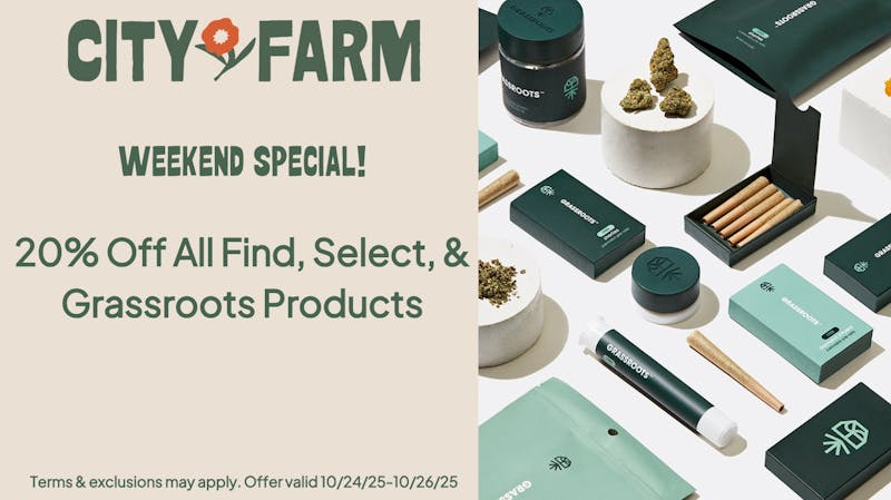 City Farm by Silver Therapeutics - Roslindale 20% off all Find, Select, & Grassroots Products