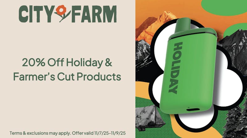 City Farm by Silver Therapeutics - Roslindale 20% off Holiday & Farmer's Cut