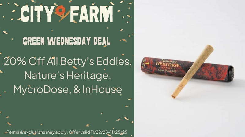 City Farm by Silver Therapeutics - Roslindale 20% off Betty's Eddies, Nature's Heritage & More