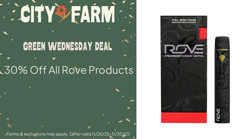 City Farm by Silver Therapeutics - Roslindale 30% Off All Rove Products