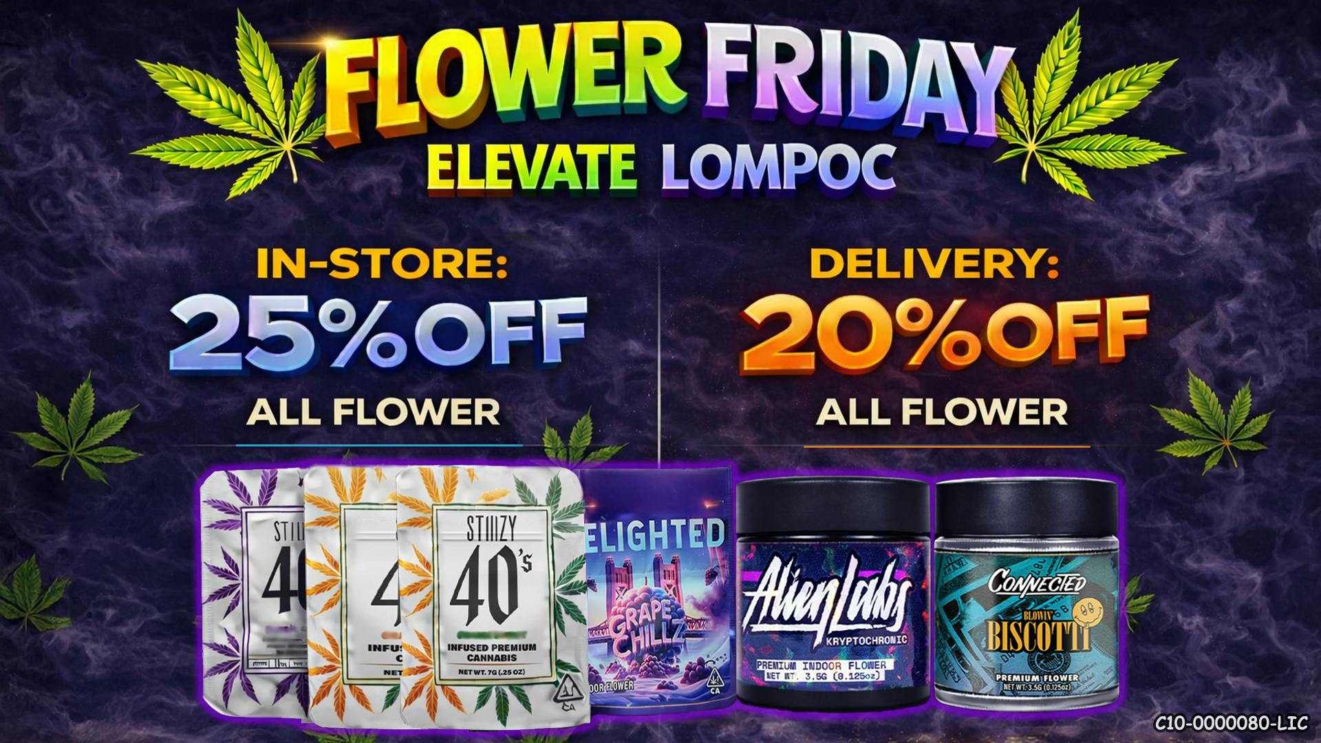 Elevate Lompoc Flower Friday !!