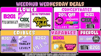 WeedHub Wednesday Deals - Weedhub